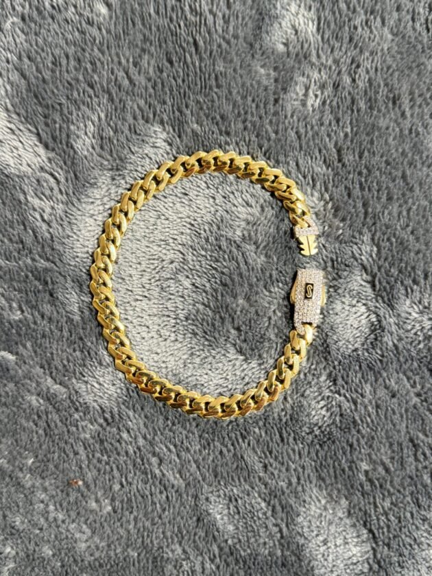 Pulso Monaco Chain Classic 6mm Oro 10k 19 cm - Image 2