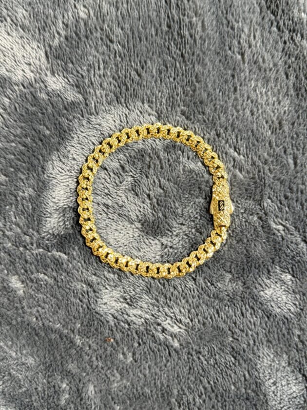 Pulso Monaco Chain Classic 6mm Oro 10k 21 cm