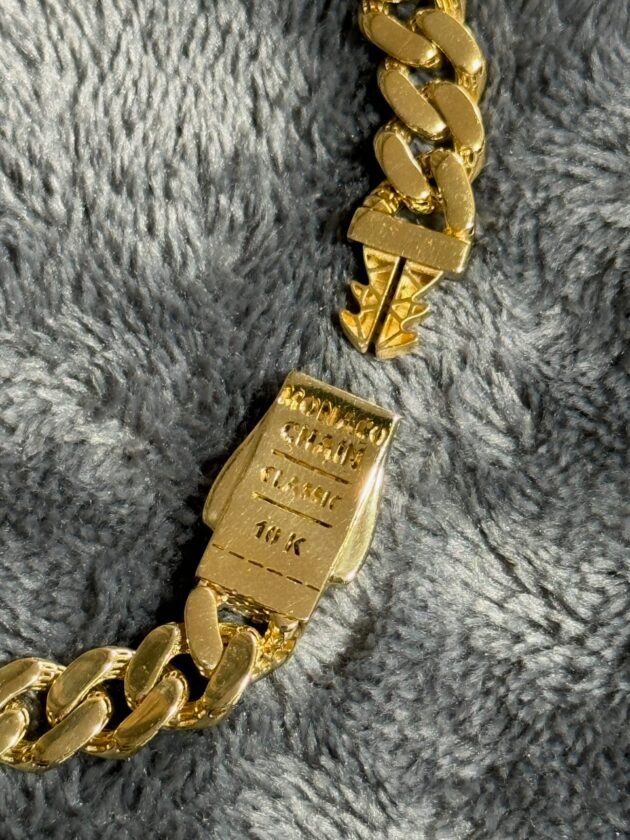 Pulso Monaco Chain Classic 8mm Oro 10k 18 cm - Image 4