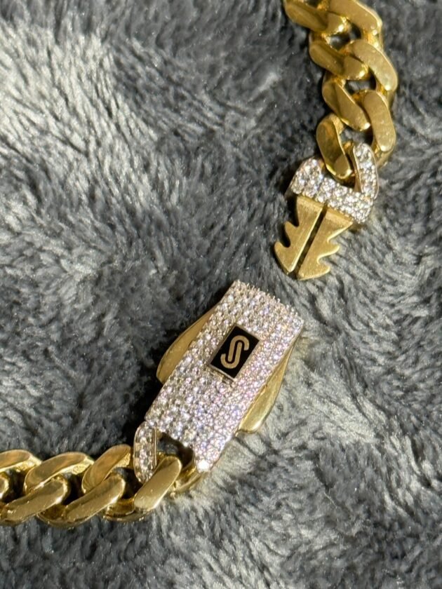 Pulso Monaco Chain Classic 8mm Oro 10k 18 cm - Image 5