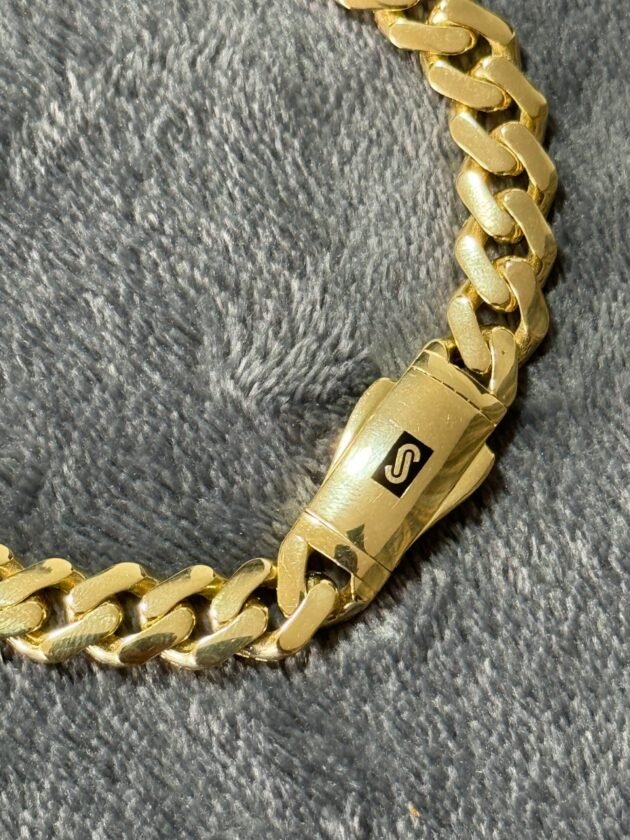 Pulso Monaco Chain Classic 9mm Oro 10k 21 cm - Image 2