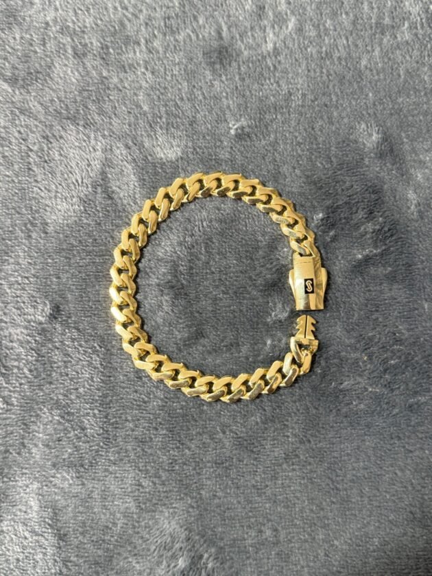 Pulso Monaco Chain Classic 9mm Oro 10k 21 cm - Image 3