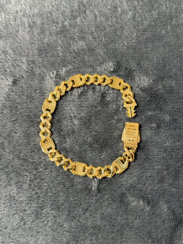 Pulso Monaco Chain Shade 9mm Oro 14k 20.5 cm - Image 5