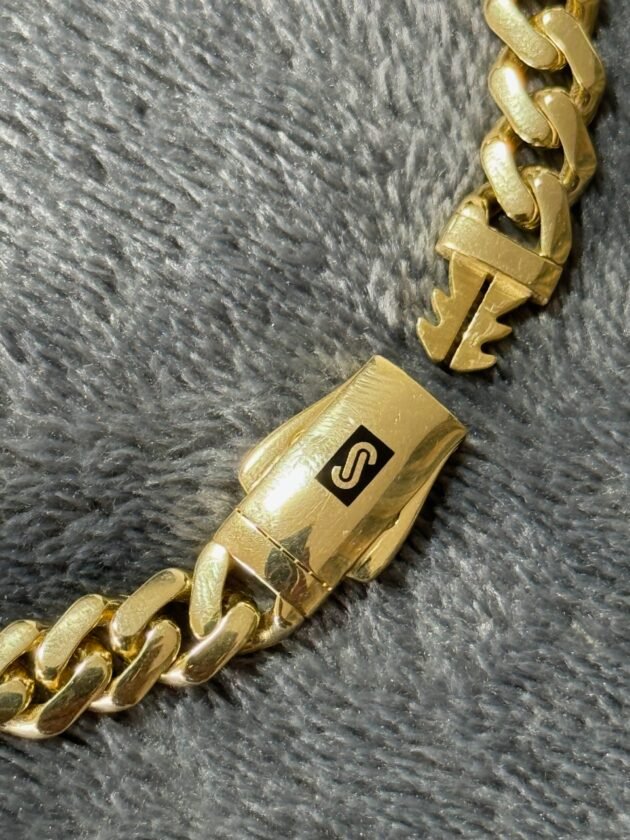 Pulso Monaco Chain Classic 8mm Oro 10k 19 cm - Image 4