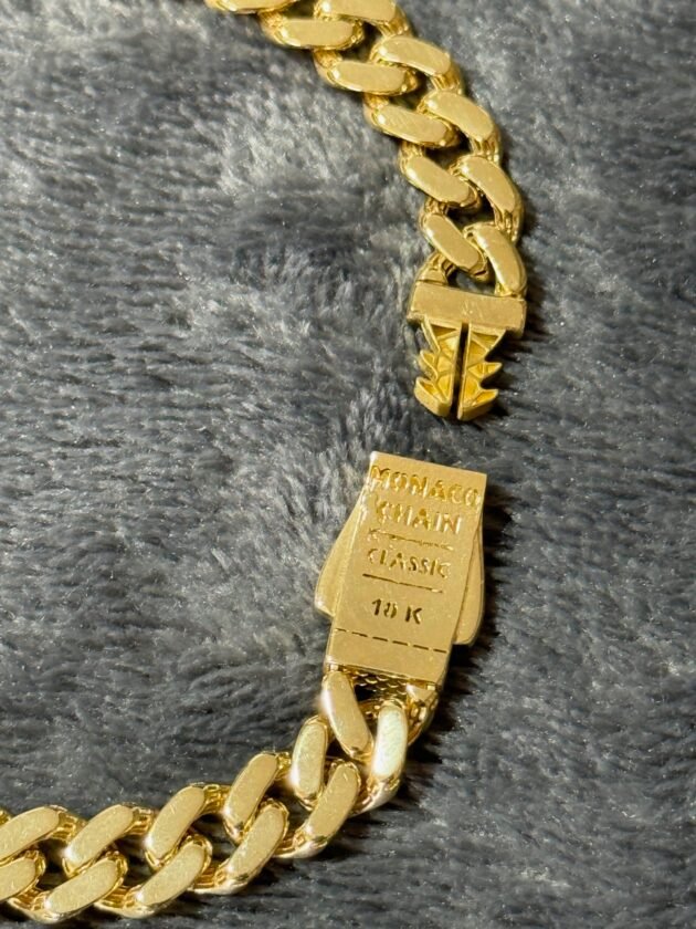 Pulso Monaco Chain Classic 8mm Oro 10k 19 cm - Image 6