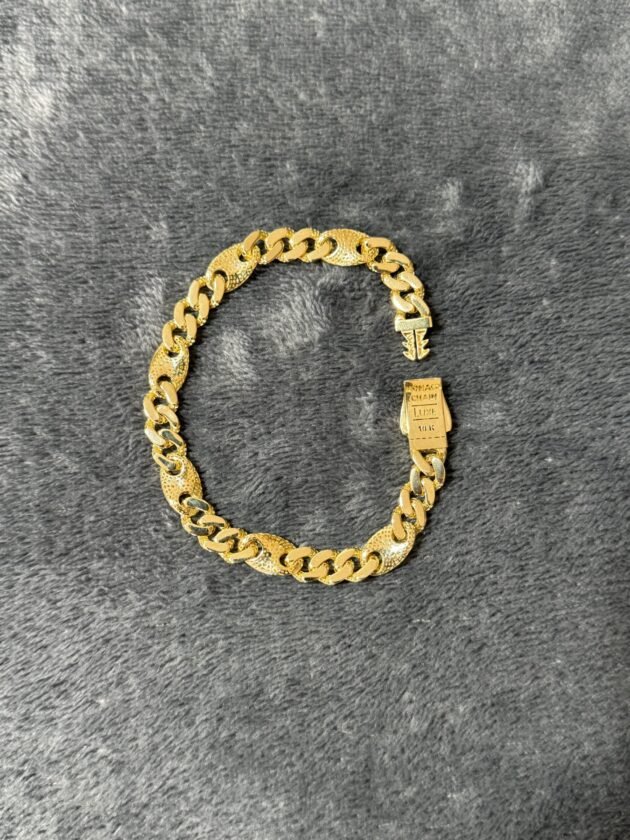 Pulso Monaco Chain Luxe 8mm Oro 10k 20.5 cm - Image 4