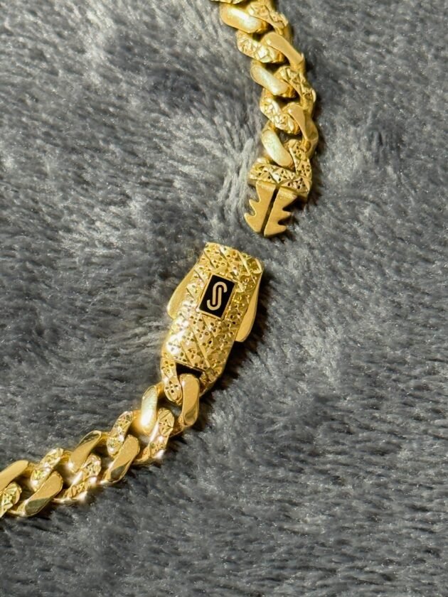 Pulso Monaco Chain Classic Intercalado 6mm Oro 10k 21 cm - Image 4