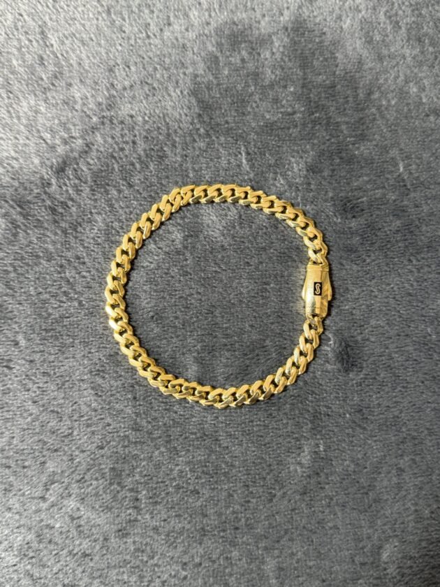 Pulso Monaco Chain Classic 6mm Oro 10k 19 cm