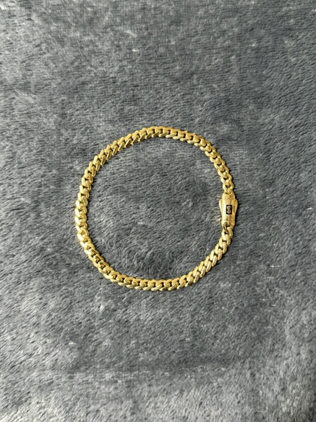 Pulso Monaco Chain Classic 5mm Oro 10k 21 cm