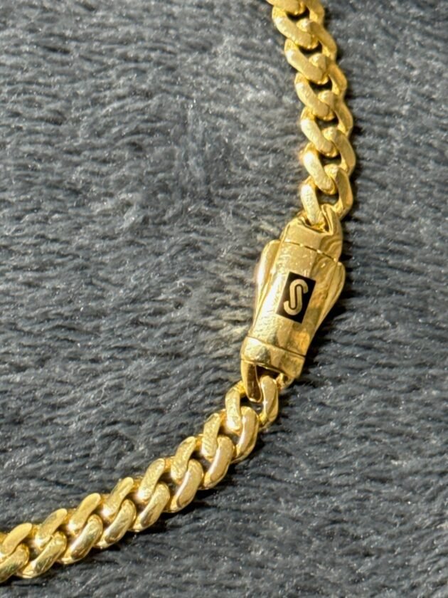 Pulso Monaco Chain Classic 5mm Oro 10k 21 cm - Image 2