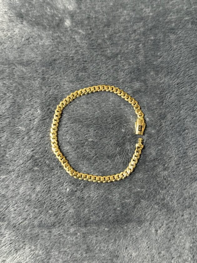 Pulso Monaco Chain Classic 5mm Oro 10k 21 cm - Image 3
