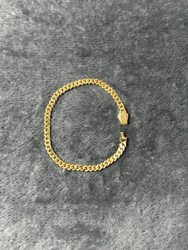 Pulso Monaco Chain Classic 5mm Oro 10k 21 cm - Image 5