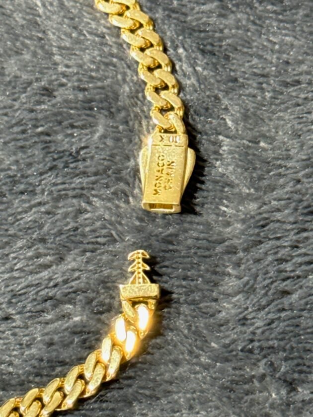 Pulso Monaco Chain Classic 5mm Oro 10k 21 cm - Image 6